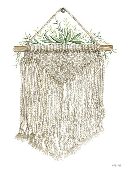 Cindy Jacobs CIN3376 - CIN3376 - Macrame and Greenery - 12x16 Greenery, Macrame, Wall Hanging, 1970s, Retro, Hippie, Bohemian from Penny Lane