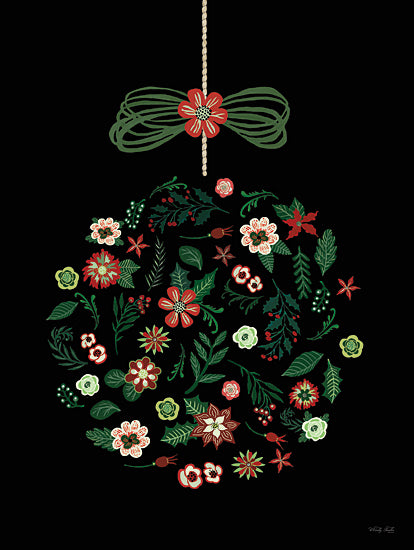 Cindy Jacobs CIN3380 - CIN3380 - Christmas Ornament I - 12x16 Holidays, Christmas, Ornament, Flowers from Penny Lane
