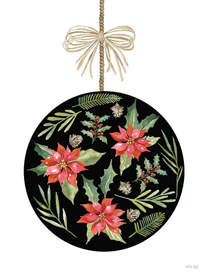 Cindy Jacobs CIN3382 - CIN3382 - Christmas Ornament III - 12x16 Holidays, Christmas, Ornament, Flowers, Poinsettias from Penny Lane