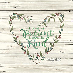 CIN338 - Love is Patient Heart Wreath - 12x12