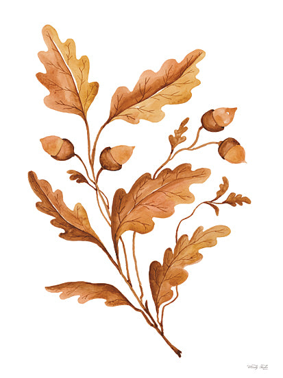 Cindy Jacobs CIN3398 - CIN3398 - Fall Leaf Stem I - 12x16 Fall Leaf Stem, Leaf, Fall, Autumn, Acorns from Penny Lane