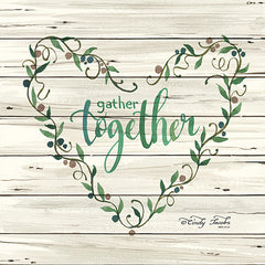 CIN339 - Gather Together Heart Wreath - 12x12