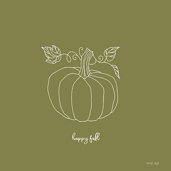 Cindy Jacobs CIN3423 - CIN3423 - Happy Fall - 12x12 Happy Fall, Fall, Autumn, Pumpkin, Simplistic from Penny Lane