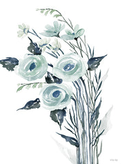 CIN3508 - Hallow Blue Floral II - 12x16