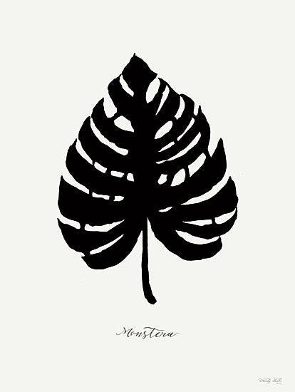 Cindy Jacobs CIN3519 - CIN3519 - Ebony Palm II - 12x16 Palm Leaf, Monstera Leaf, Coastal, Black & White, Signs from Penny Lane