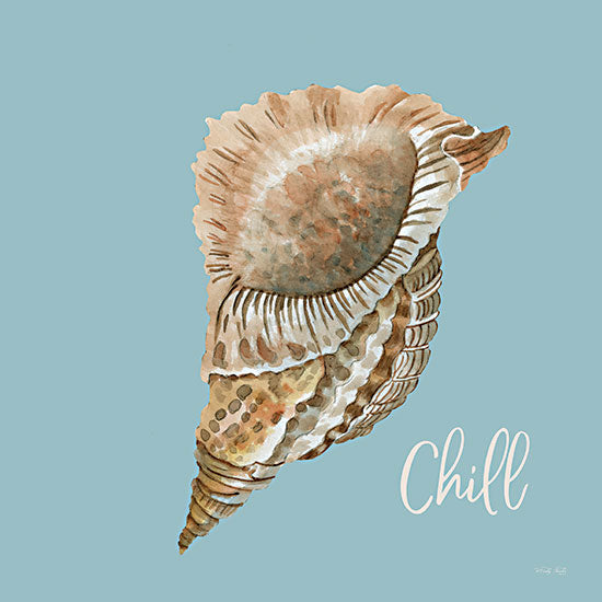 Cindy Jacobs CIN3539 - CIN3539 - Chill Seashell - 12x12 Chill, Seashell, Shell, Coastal, Signs, Leisure from Penny Lane