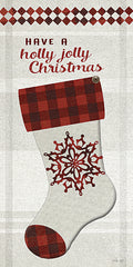 CIN3551 - Holly Jolly Christmas Stocking   - 9x18