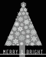 CIN3554 - Merry & Bright Christmas Tree    - 12x16