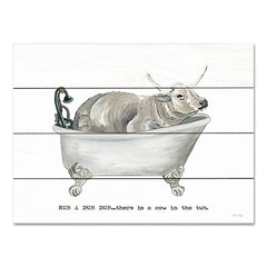 CIN3592PAL - Rub-a-Dub-Dub Cow - 16x12