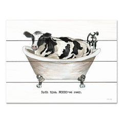 CIN3593PAL - Bath Time Cow - 16x12