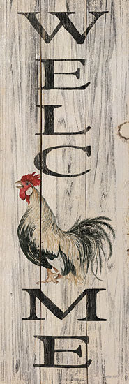 Cindy Jacobs CIN3655 - CIN3655 - Rooster Welcome - 6x18 Inspirational, Welcome, Typography, Signs, Textual Art, Rooster, Farm, Farmhouse/Country from Penny Lane