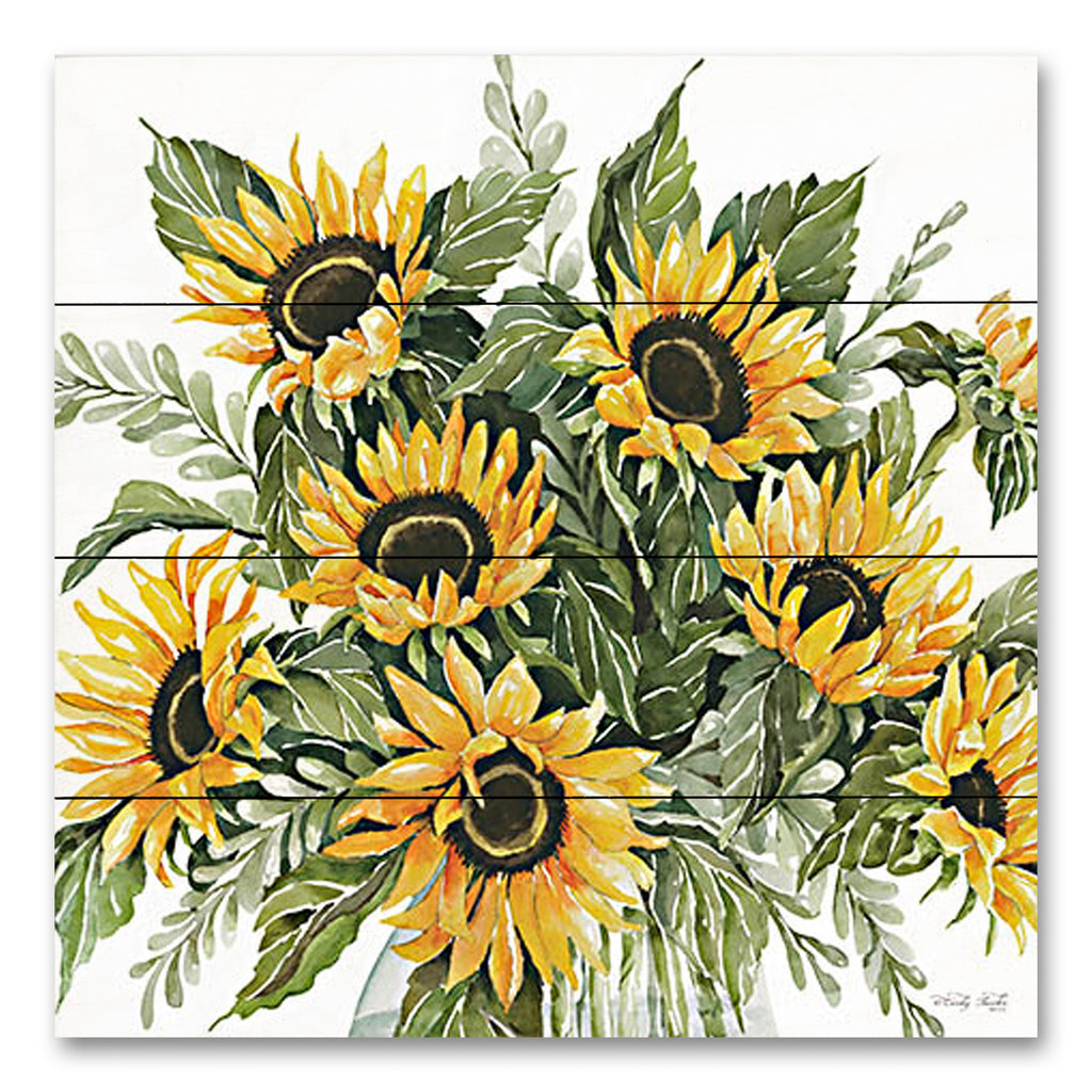 Cindy Jacobs CIN3714PAL - CIN3714PAL - Sunshine Bouquet - 12x12 Sunflowers, Flowers, Bouquet, Summer, Farmhouse/Country from Penny Lane