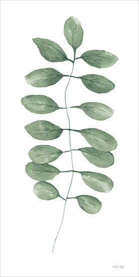 Cindy Jacobs CIN3818 - CIN3818 - Leaf Branch I - 9x18 Leaf, Silhouette, Green & White, Botanical, Nature from Penny Lane