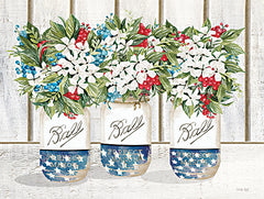 CIN3825 - Red, White and Blue Blooms - 16x12