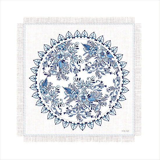 Cindy Jacobs CIN3840 - CIN3840 - Chinoiserie Circle III - 12x12 Pattern, Chinoiserie, Blue & White, Chinese Technique, Chinese Style in Art, Global Inspired from Penny Lane