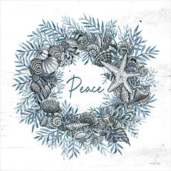 CIN3948 - Peace Seashell Wreath - 12x12
