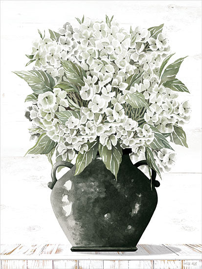 Cindy Jacobs CIN4019 - CIN4019 - Charming Hortensia - 12x16 Flowers, Hortensias, White Hortensias, Spring, Greenery from Penny Lane