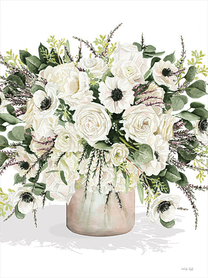 Cindy Jacobs CIN4117 - CIN4117 - Full of Beauty - 12x16 Flowers, White Flowers, Greenery, Bouquet, Spring, Spring Flowers, French Country from Penny Lane