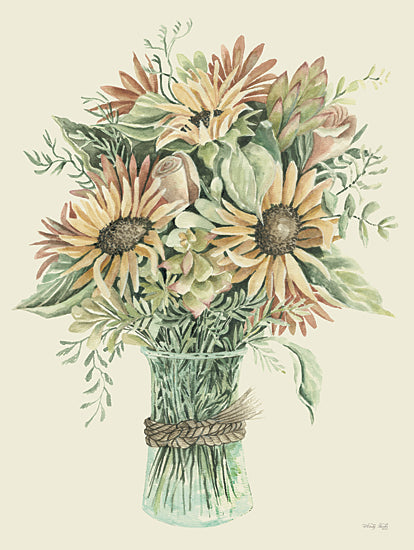 Cindy Jacobs CIN4162 - CIN4162 - Sunflower Frenzy - 12x16 Flowers, Sunflowers, Greenery, Fall Flowers, Vase, Rope, Fall from Penny Lane