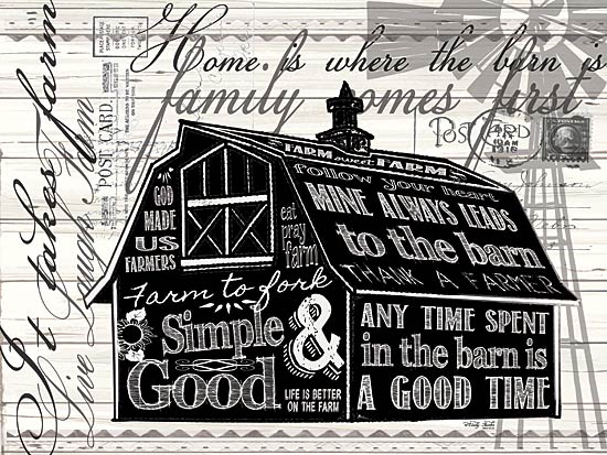 Cindy Jacobs CIN811 - Simple & Good Barn - Typography, Words, Signs, Barn from Penny Lane Publishing