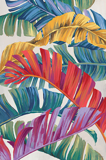 Cat Thurman Designs CTD109 - CTD109 - Bright Banana Leaves 2 - 12x18 Abstract, Tropical, Banana Leaves, Bright, Colorful from Penny Lane