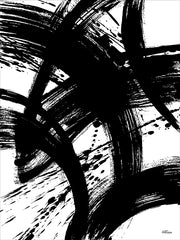 CTD137 - Black and White Abstract 2 - 12x16