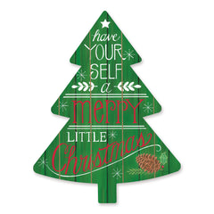 DS1820TREE - Merry Little Christmas Tree - 14x18
