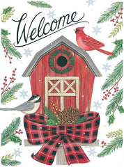 DS1890 - Winter Barn Birdhouse - 0