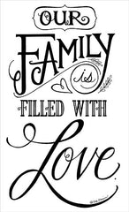 DS1932 - Our Family is Filled With Love - 12x18