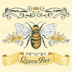 DS1944 - Queen Bee & Flowers - 12x12