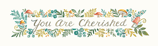 Deb Strain DS1963A - DS1963A - You Are Cherished - 36x6 You Are Cherished, Woodland, Mushrooms, Greenery, Signs from Penny Lane