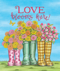 DS2011 - Love Blooms Here Wellies - 0