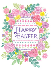 DS2015 - Happy Easter Floral - 12x16