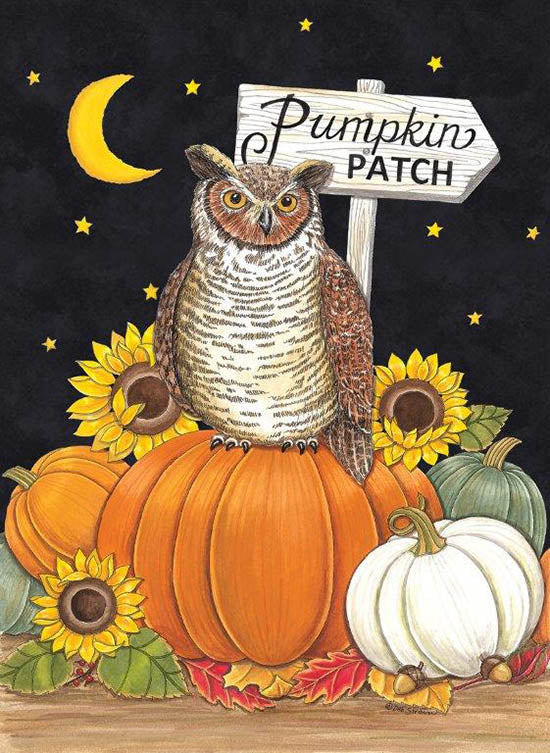 Deb Strain Licensing DS2061LIC - DS2061LIC - Pumpkin Patch Owl - 0  from Penny Lane