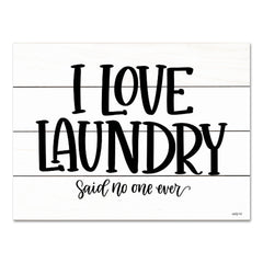 DUST1020PAL - I Love Laundry - 16x12