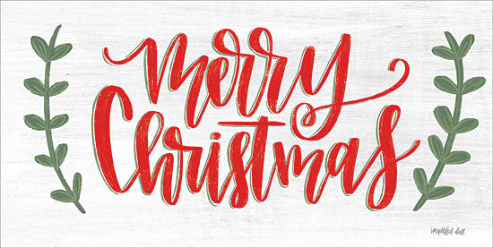 Imperfect Dust DUST174 - DUST174 - Merry Christmas - 18x9 Signs, Typography, Merry Christmas, Greenery from Penny Lane