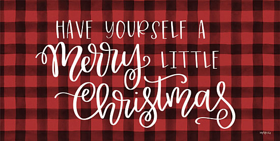 Imperfect Dust DUST510 - DUST510 - Merry Little Christmas   - 18x9 Have Yourself a Merry Little Christmas, Holidays, Christmas, Buffalo Plaid, Red and Black Plaid, Signs from Penny Lane