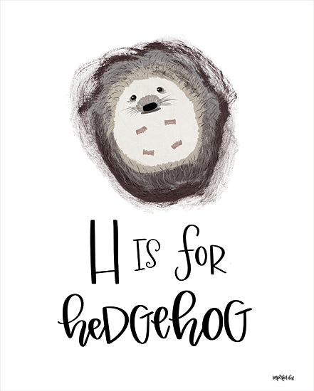 Imperfect Dust DUST542 - DUST542 - H is for Hedgehog    - 12x16 Hedgehog, Signs, Kid's Art from Penny Lane