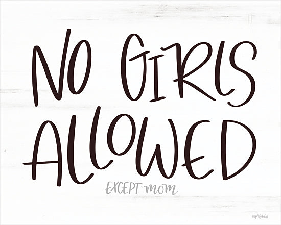 Imperfect Dust DUST544 - DUST544 - No Girls Allowed     - 16x12 No Girls Allowed, Mom, Little Boys, Family, Signs from Penny Lane