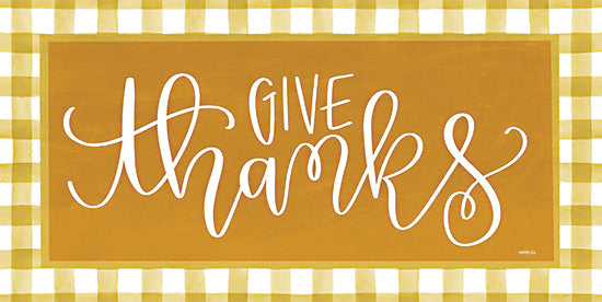 Imperfect Dust DUST565 - DUST565 - Give Thanks    - 18x9 Give Thanks, Plaid, Thanksgiving, Calligraphy, Signs from Penny Lane