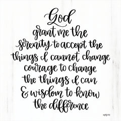 DUST576 - Serenity Prayer - 12x12