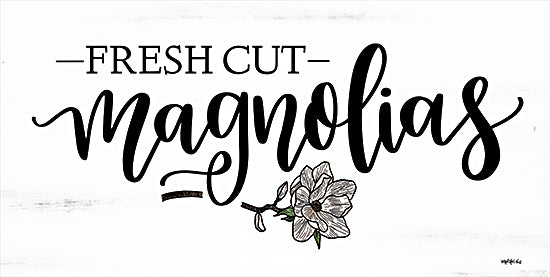 Imperfect Dust DUST585 - DUST585 - Fresh Cut Magnolias - 18x9 Flowers, Magnolias, Sketch, Black & White, Signs from Penny Lane
