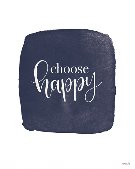 Imperfect Dust DUST653 - DUST653 - Choose Happy - 12x16 Choose Happy, Blue and White, Motivational, Signs from Penny Lane