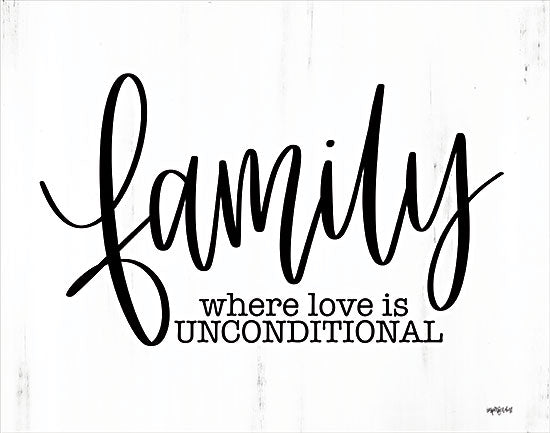 Imperfect Dust DUST686 - DUST686 - Family - Unconditional Love  - 16x12 Family, Unconditional Love, Quarantine Art, Calligraphy, Signs from Penny Lane