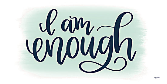 Imperfect Dust DUST700 - DUST700 - I Am Enough - 18x9 I am Enough, Twee, Calligraphy, Signs from Penny Lane