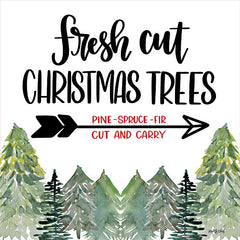 DUST729 - Fresh Cut Christmas Trees - 12x12