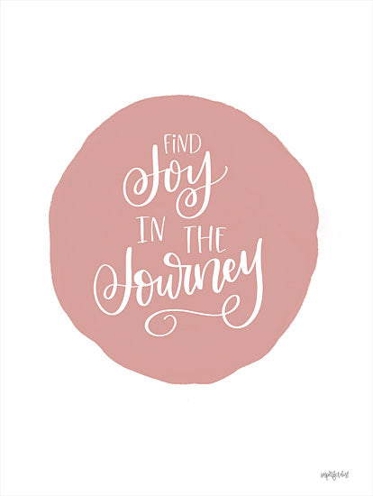 Imperfect Dust DUST776 - DUST776 - Find Joy in the Journey - 12x16 Find Joy in the Journey, Tween, Motivational, Pink and White, Signs from Penny Lane