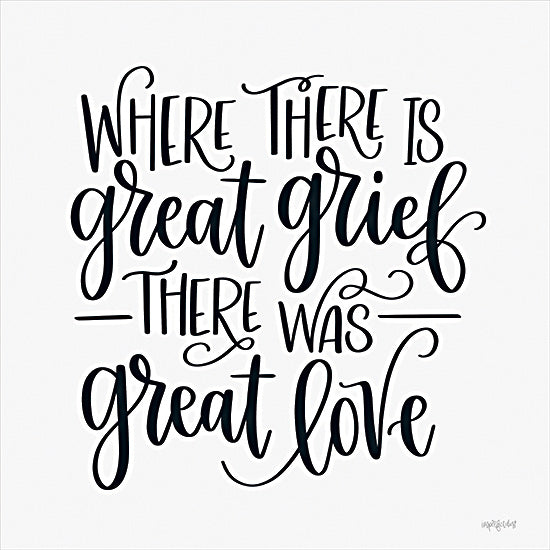 Imperfect Dust DUST895 - DUST895 - Great Love - 12x12 Great Love, Motivational, Typography, Signs, Black & White from Penny Lane