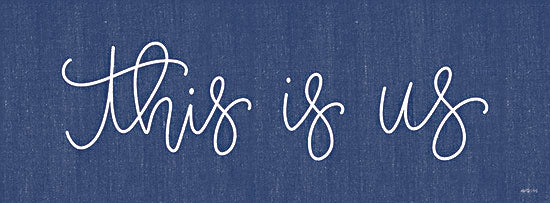 Imperfect Dust DUST916 - DUST916 - This is Us - 18x6 This is Us, Couples, Wedding, Spouses, Love, Blue & White, Typography, Signs from Penny Lane