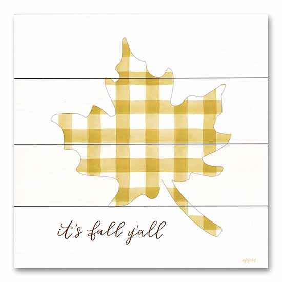 Imperfect Dust DUST931PAL - DUST931PAL - It's Fall Y'All - 12x12 It's Fall Y'All, Autumn Leaves, Leaves, Fall, Autumn, Plaid, Typography, Signs from Penny Lane